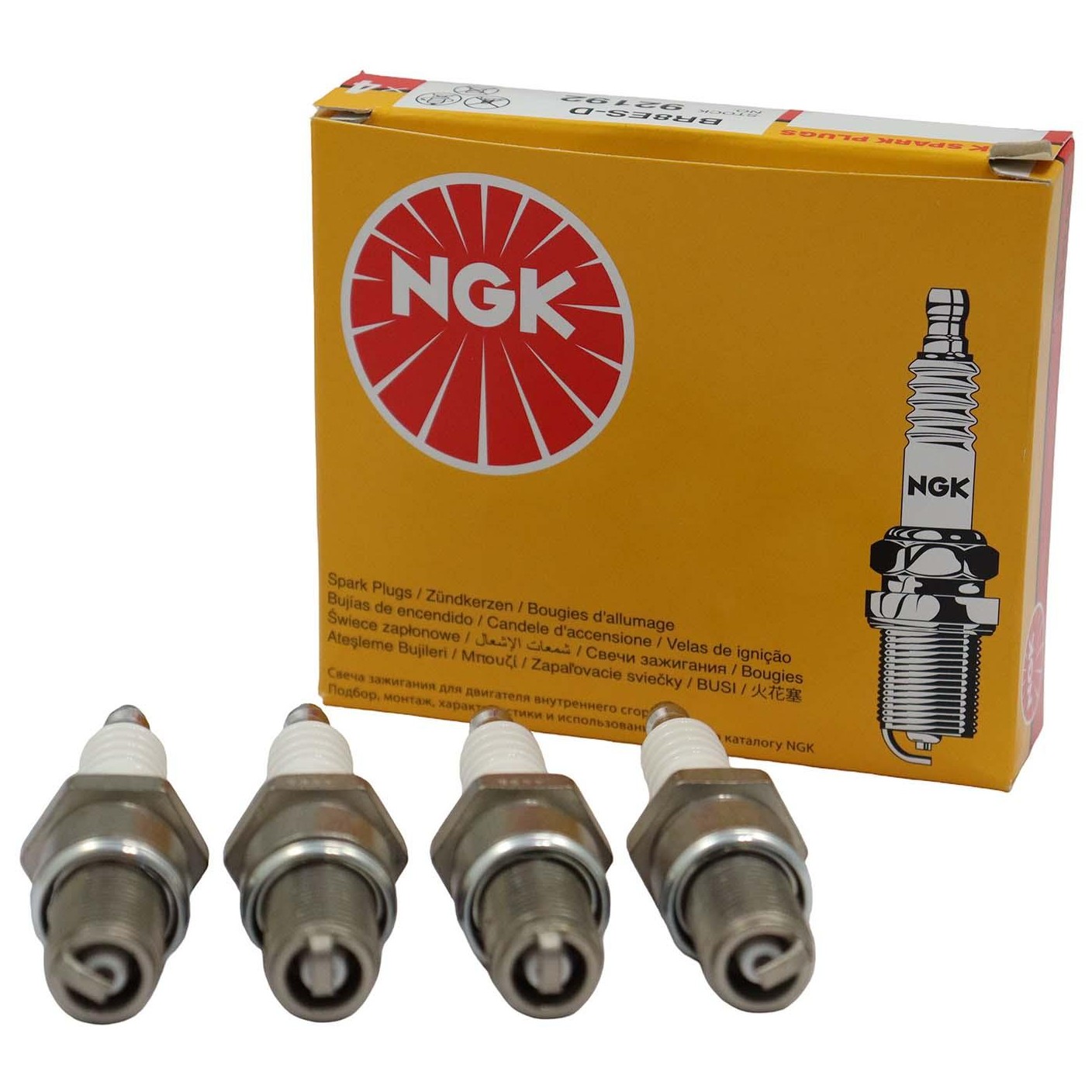 Kit 4 Vela de Ignição - NGK - BR8ES-D