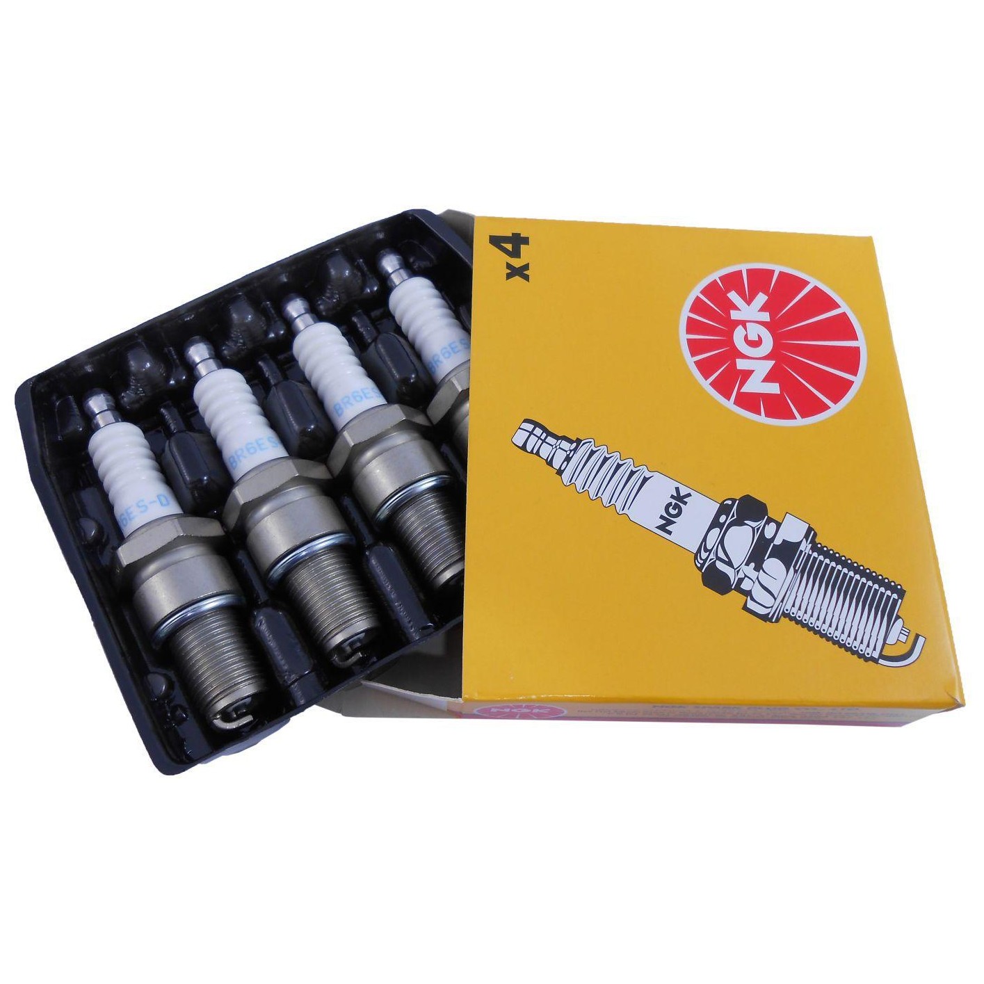 Kit 4 Vela de Ignição - NGK - BR6ES-D