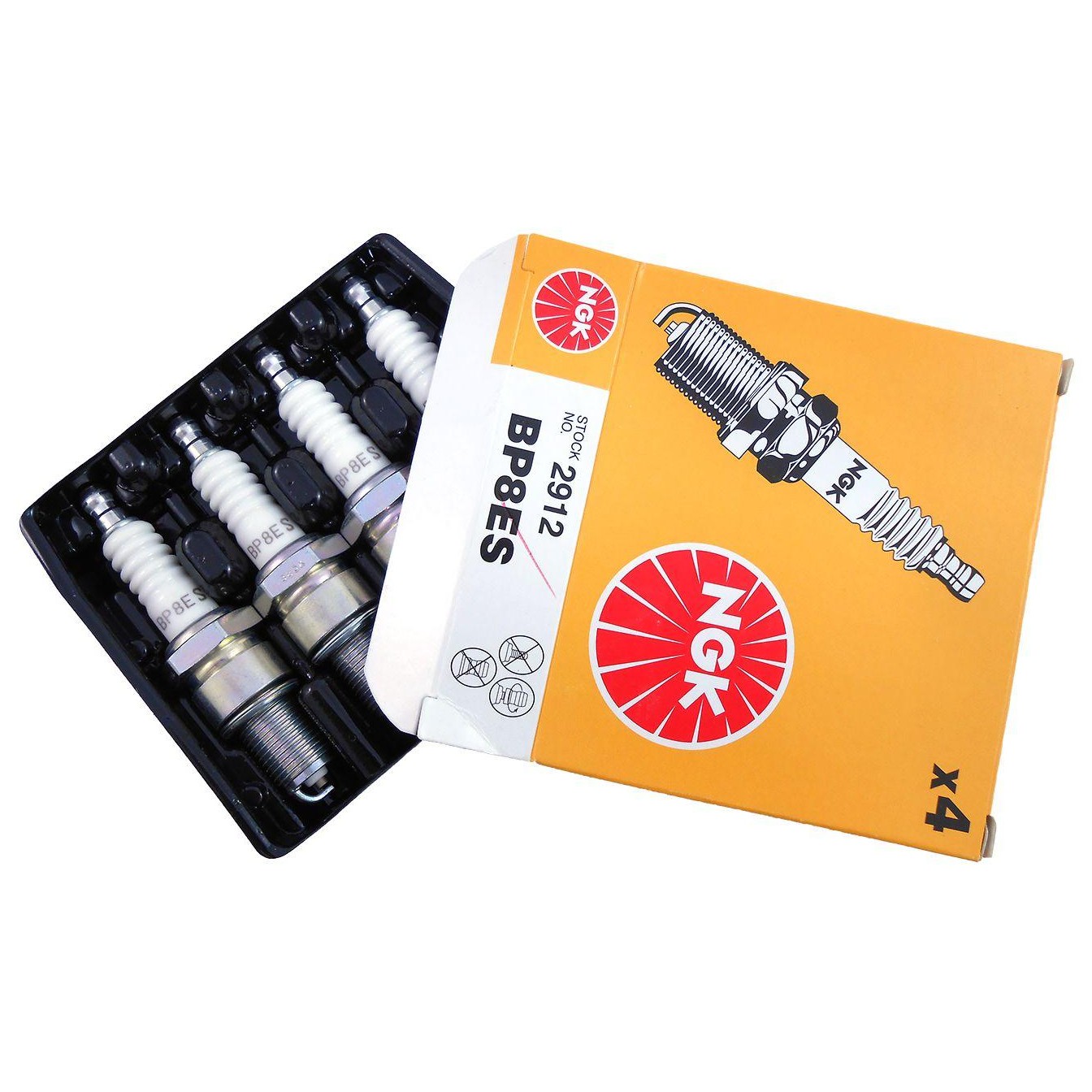 Kit 4 Vela de Ignição - NGK - BP8ES