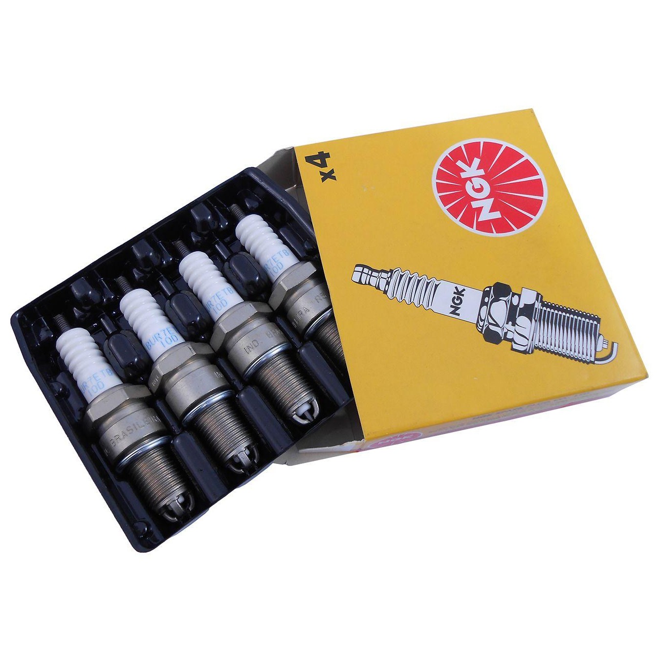 Kit 4 Vela de Ignição - NGK - BUR7ETB-10D