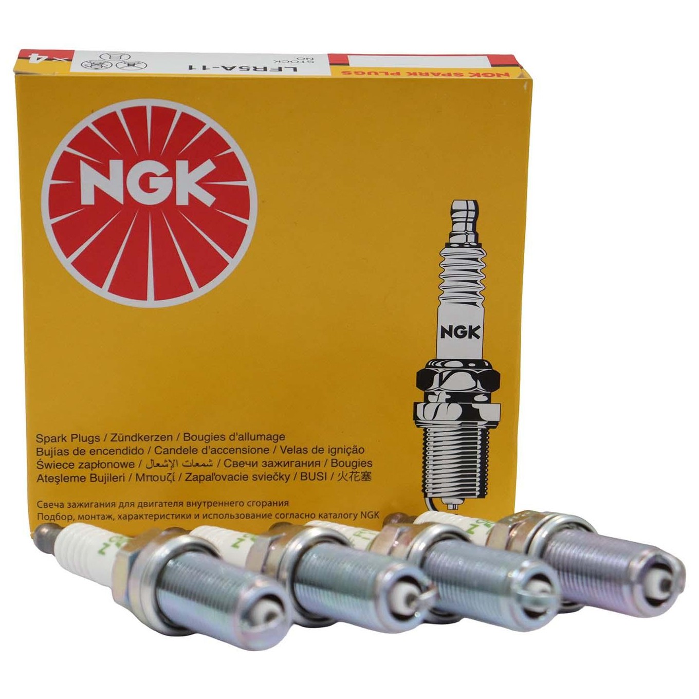 Kit 4 Vela de Ignição Green - NGK - LFR5A-11