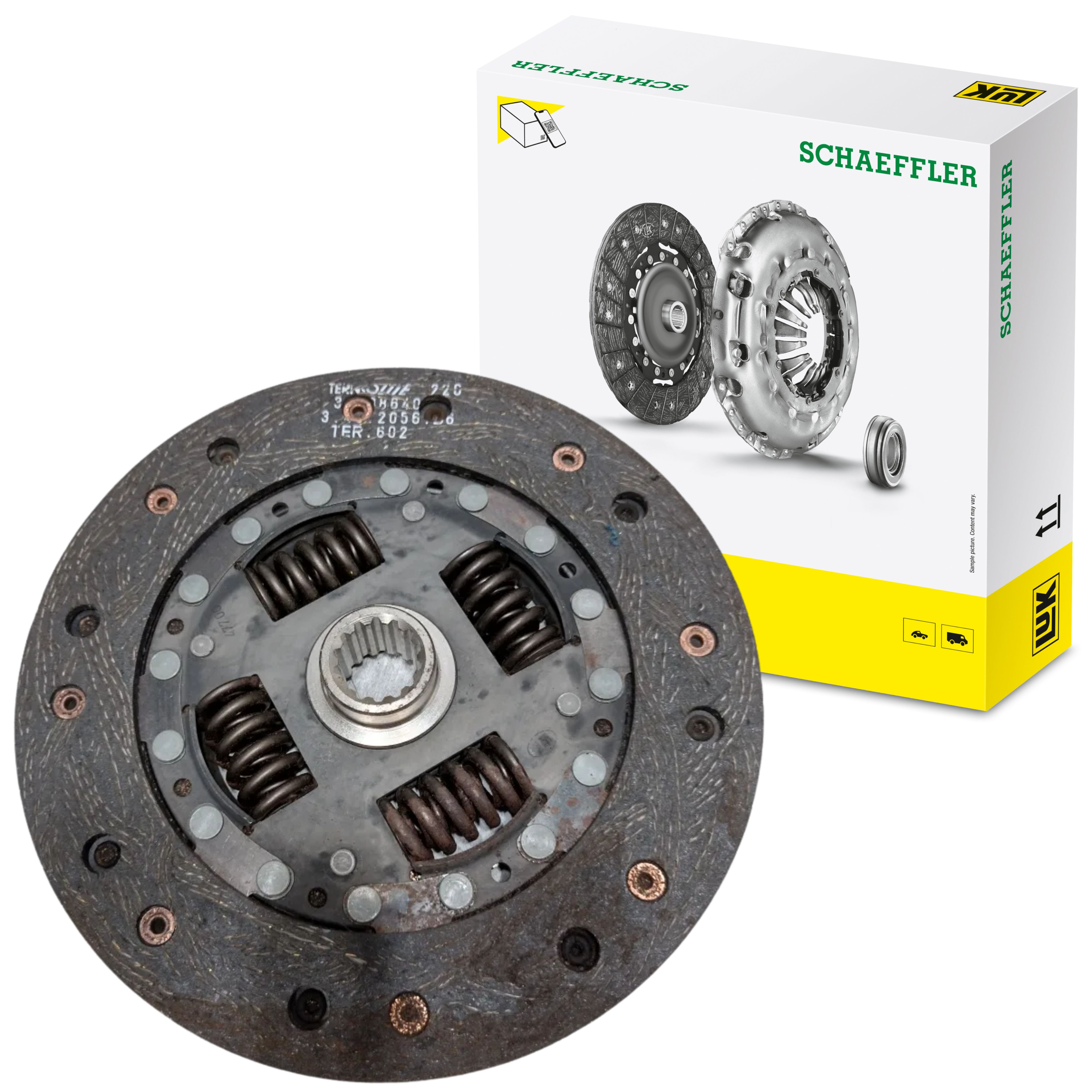 Disco de Embreagem - Diâmetro de 215Mm - 14 Estrias - Simples - LuK - 322 0146 11