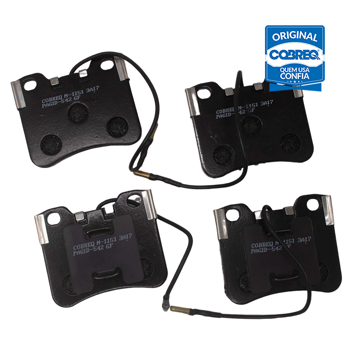 Pastilha de Freio Dianteira para Citroen AX e Peugeot 106 - Cobreq - N-1151