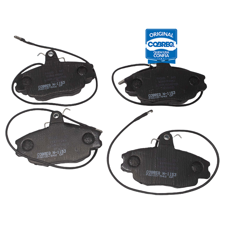 Pastilha de Freio Dianteira para Citroen ZX - Cobreq - N-1153
