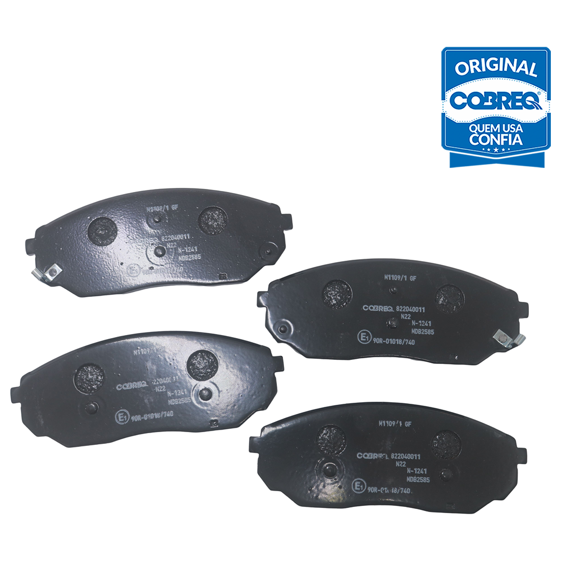 Pastilha de Freio Dianteira para KIA Sorento - Cobreq - N-1241