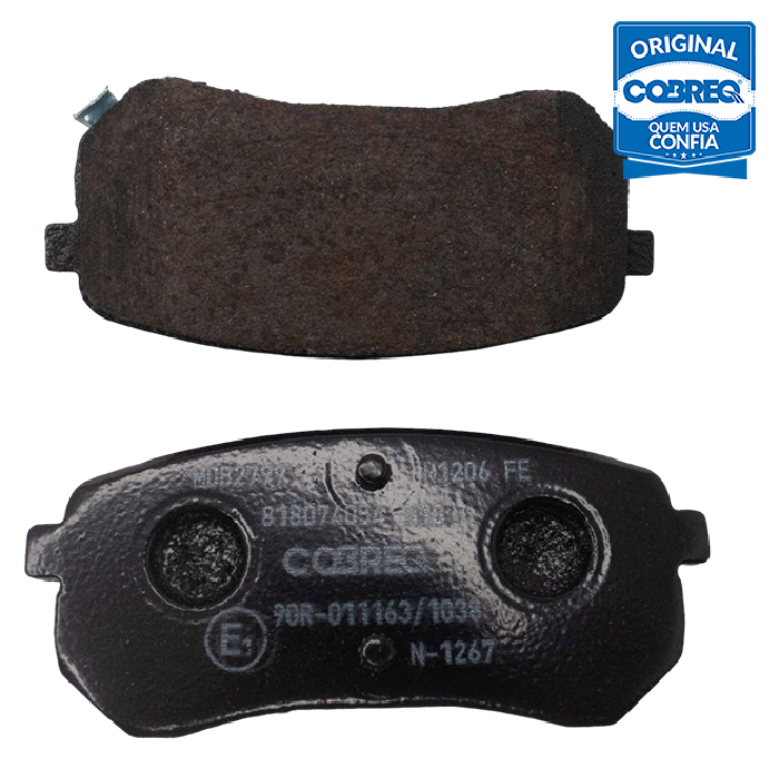 Pastilha de Freio Traseira para KIA Picanto - Cobreq - N-1267