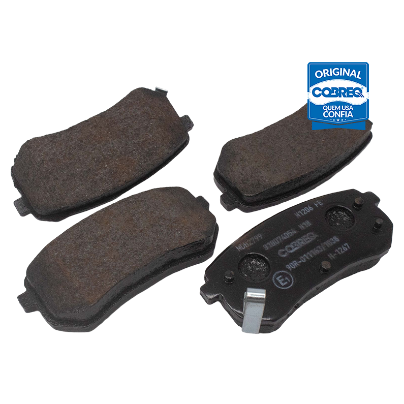 Pastilha de Freio Traseira para KIA Picanto - Cobreq - N-1267
