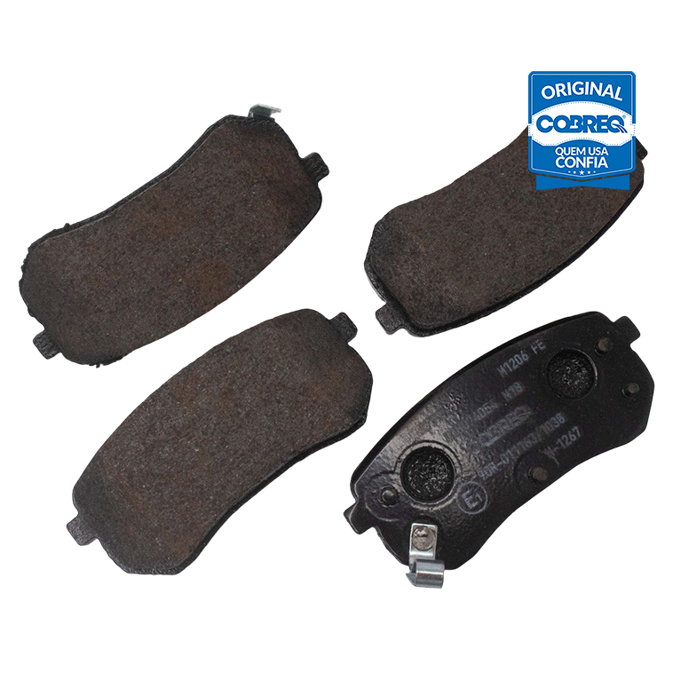 Pastilha de Freio Traseira para KIA Picanto - Cobreq - N-1267