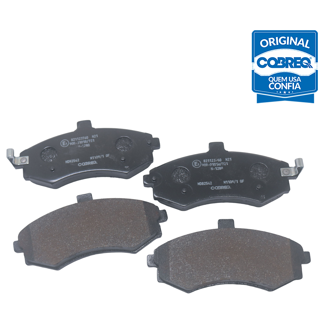 Pastilha de Freio Dianteira para Hyundai Elantra e KIA Cerato - Cobreq - N-1280