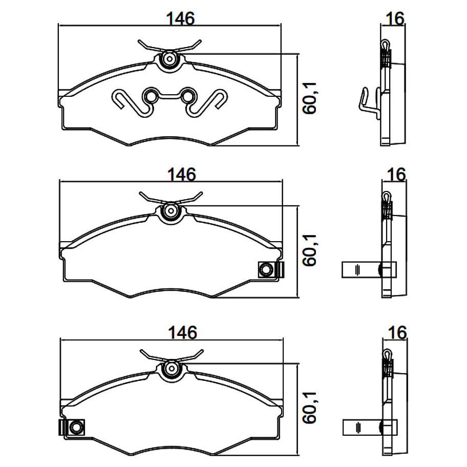 Pastilha de Freio Dianteira para Toyota Hilux - Cobreq - N-1324