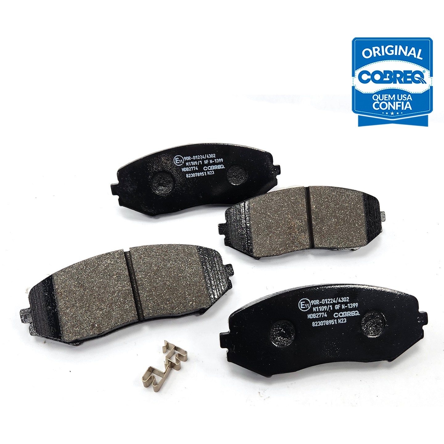 Pastilha de Freio Dianteira para Suzuki Grand Vitara e Vitara - Cobreq - N-1399