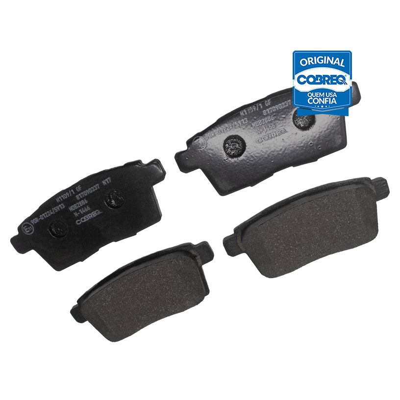 Pastilha de Freio Traseira para Ford Edge - Cobreq - N-1466