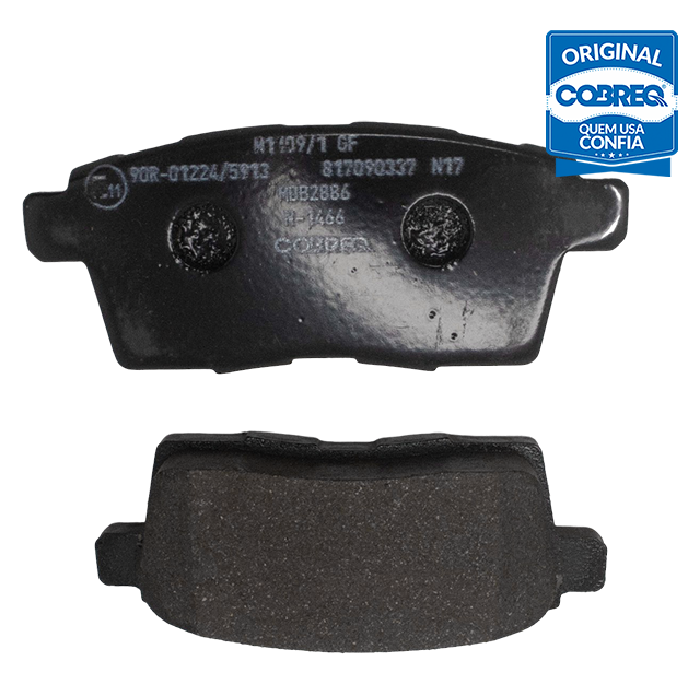 Pastilha de Freio Traseira para Ford Edge - Cobreq - N-1466