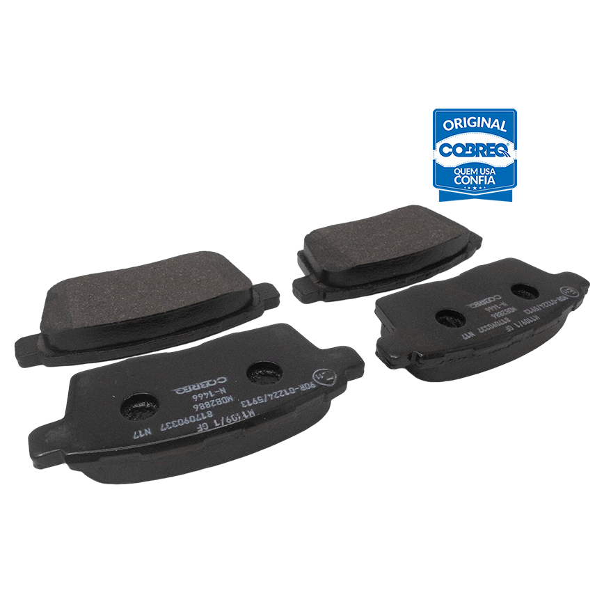 Pastilha de Freio Traseira para Ford Edge - Cobreq - N-1466