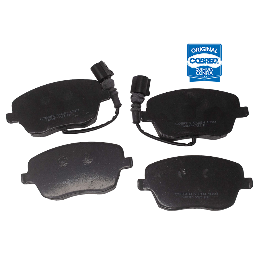 Pastilha de Freio Dianteira para Volkswagen Polo e Polo Sedan - Cobreq - N-284
