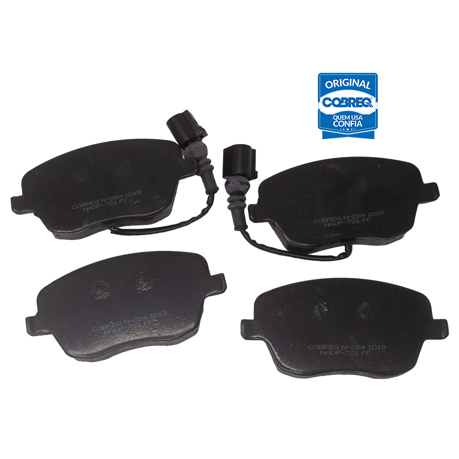 Pastilha de Freio Dianteira para Volkswagen Polo e Polo Sedan - Cobreq - N-284