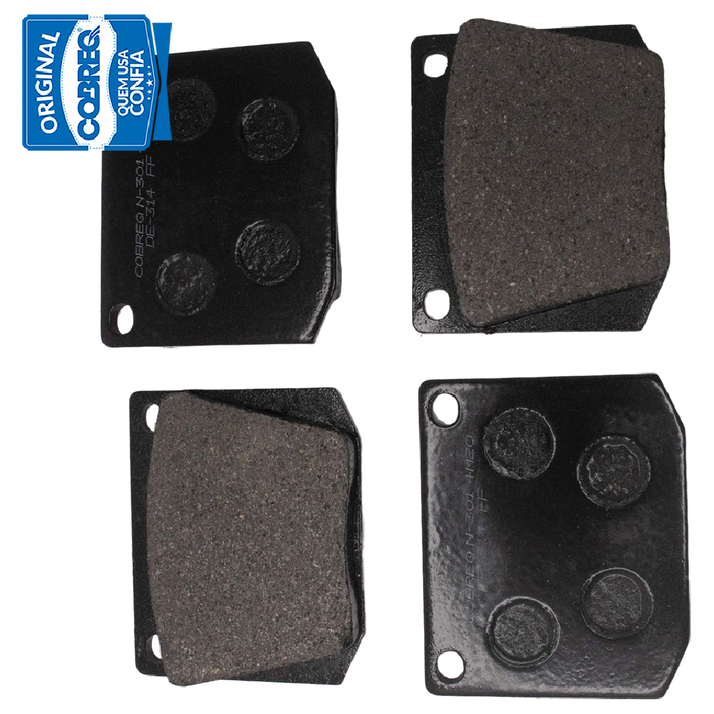 Pastilha de Freio Dianteira para Chevrolet Caravan e Opala - Cobreq - N-301