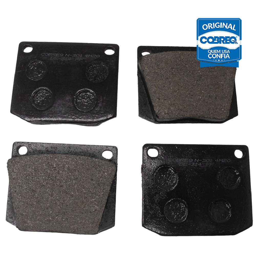 Pastilha de Freio Dianteira para Chevrolet Caravan e Opala - Cobreq - N-301