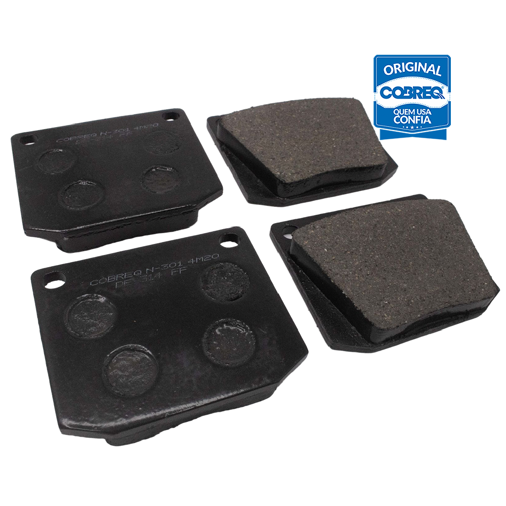 Pastilha de Freio Dianteira para Chevrolet Caravan e Opala - Cobreq - N-301
