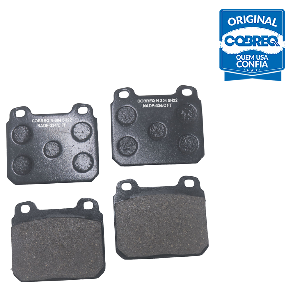 Pastilha de Freio Dianteira para Chevrolet Caravan e Opala - Cobreq - N-304