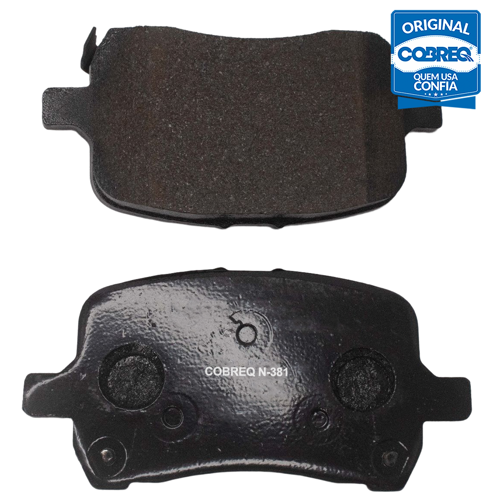 Pastilha de Freio Dianteira para Chevrolet Malibu - Cobreq - N-381
