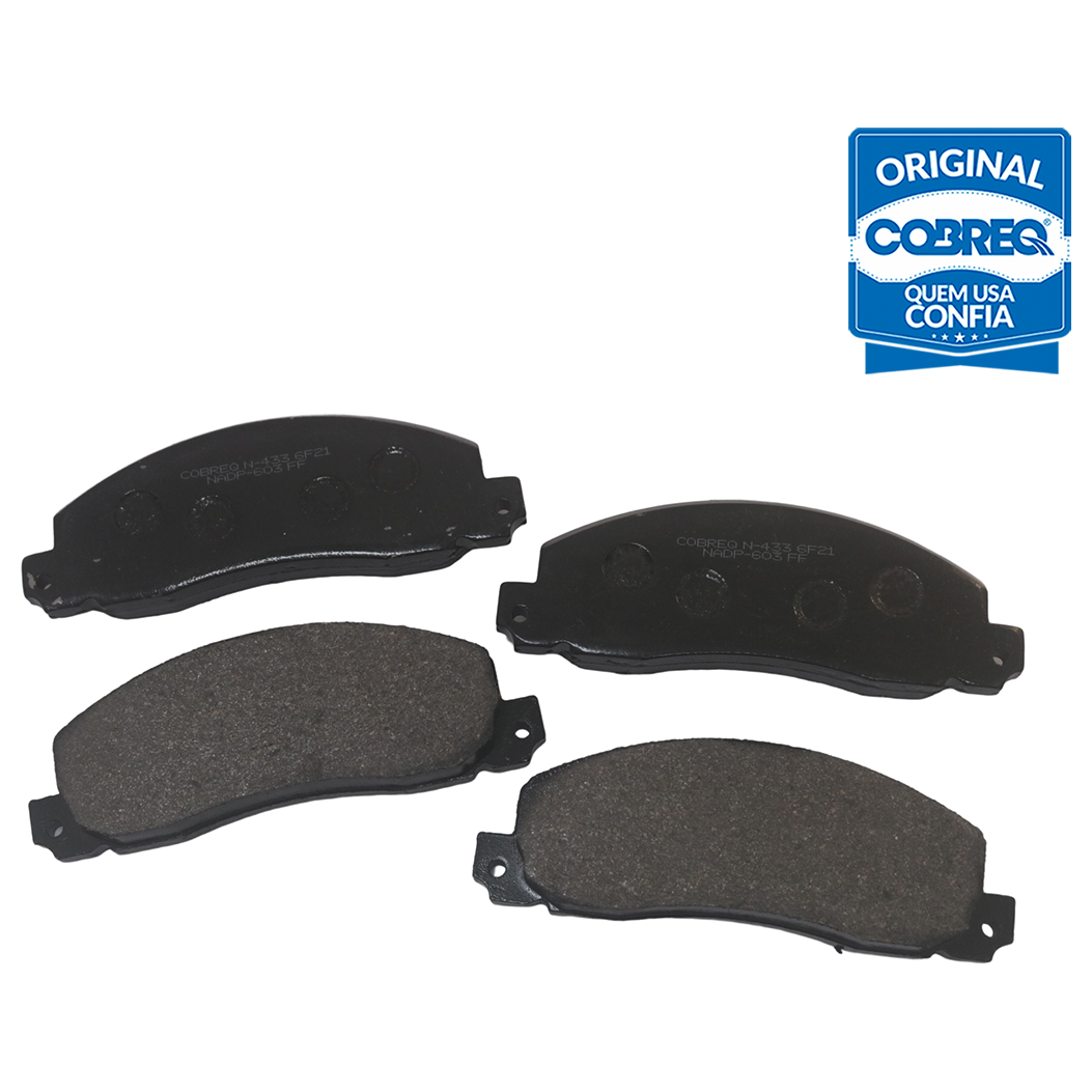 Pastilha de Freio Dianteira para Renault Trafic - Cobreq - N-433