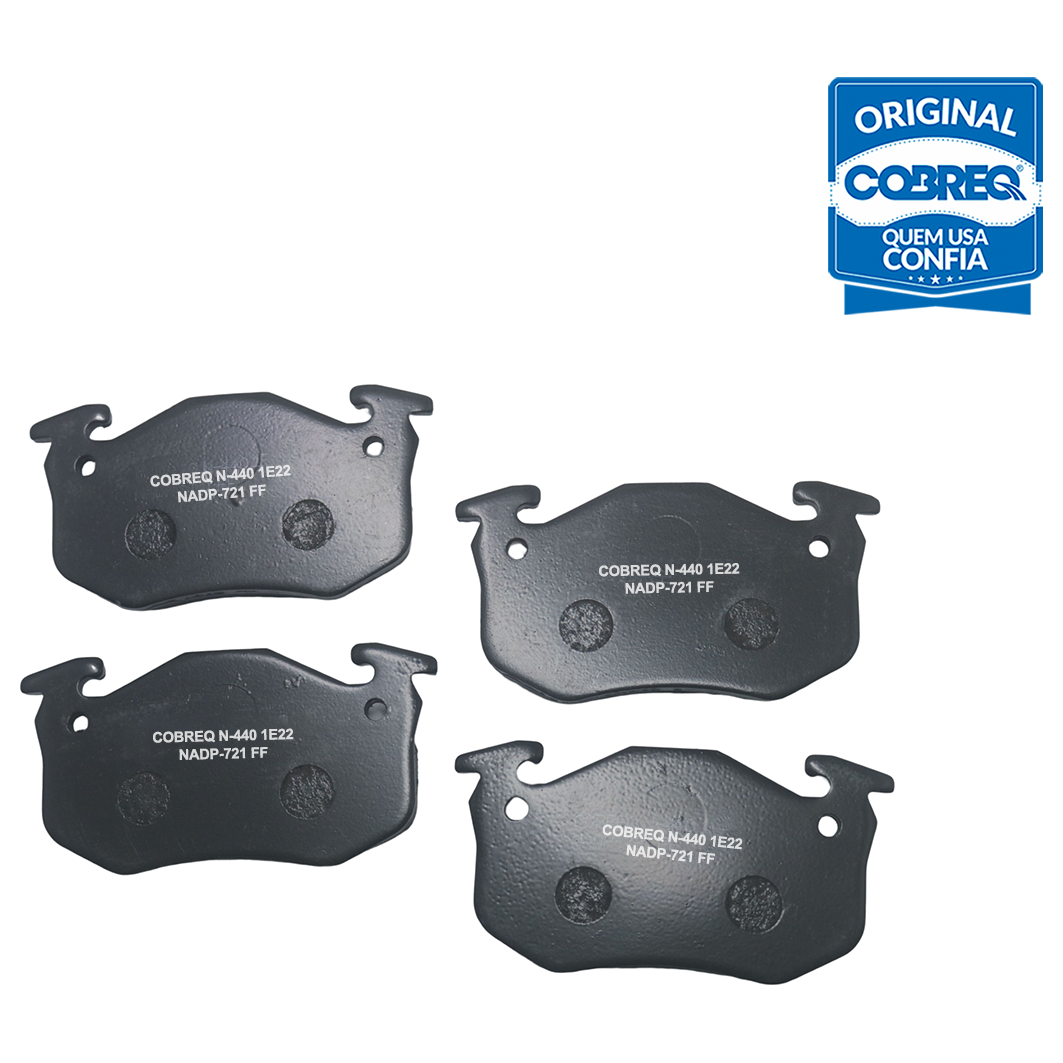 Pastilha de Freio Dianteira para Renault Twingo - Cobreq - N-440