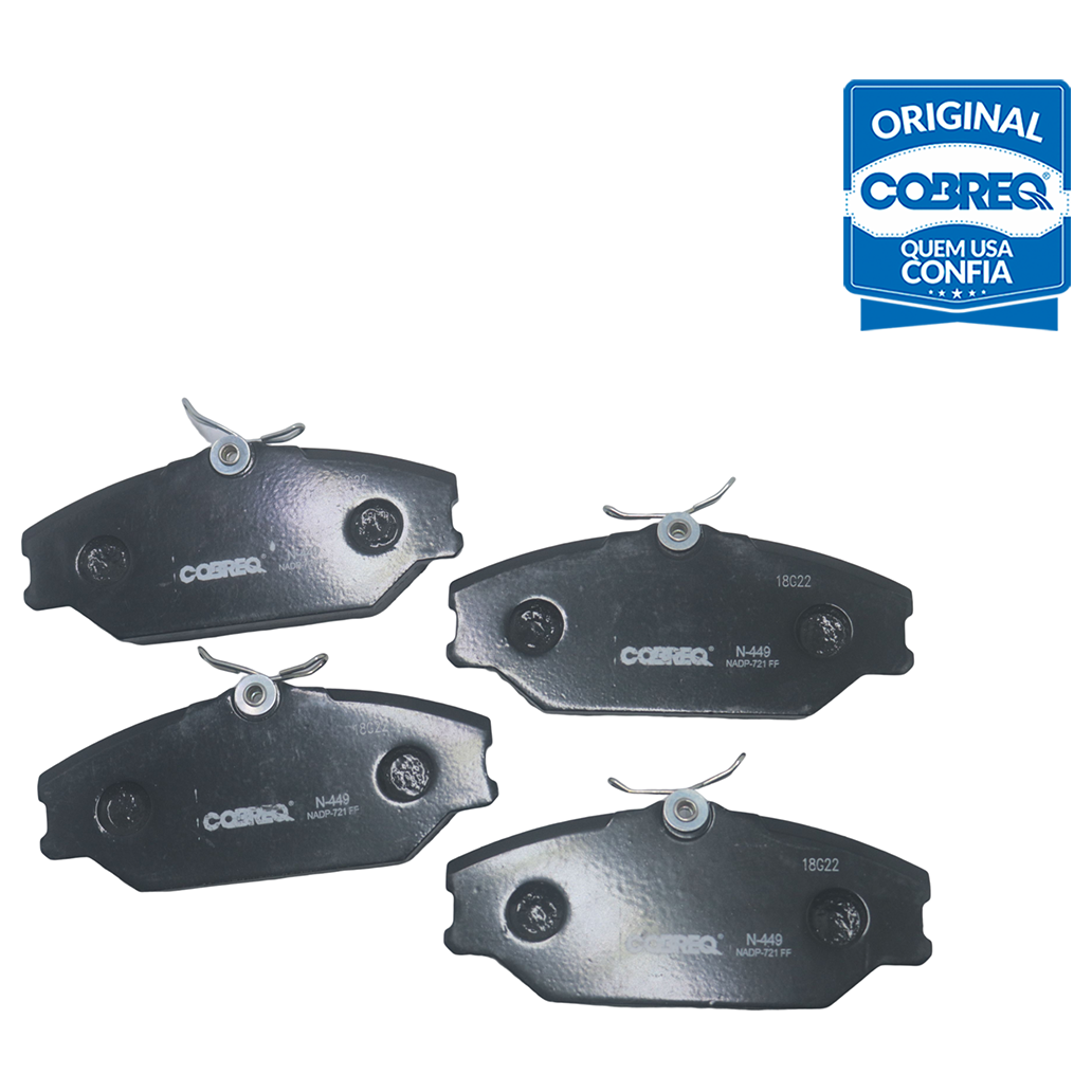 Pastilha de Freio Dianteira para Renault Megane e Megane Grand Tour - Cobreq - N-449