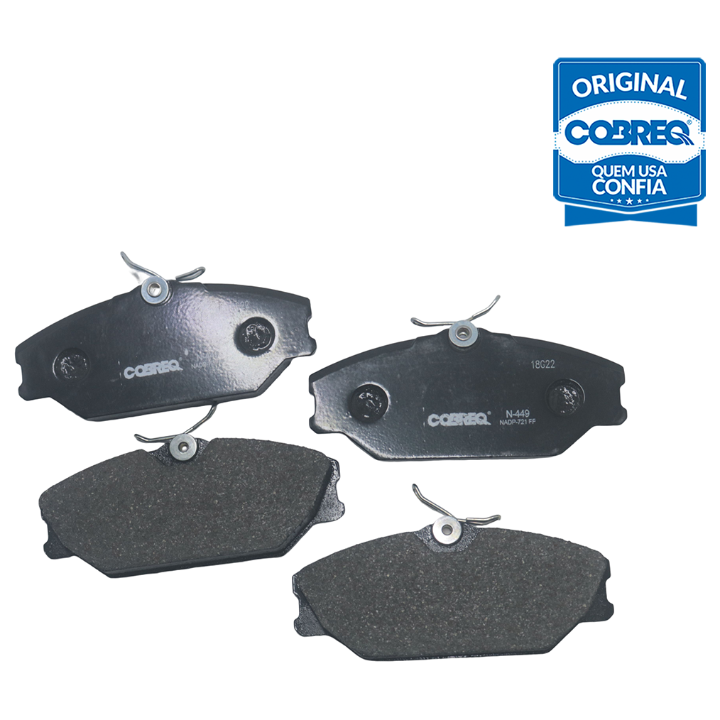 Pastilha de Freio Dianteira para Renault Megane e Megane Grand Tour - Cobreq - N-449