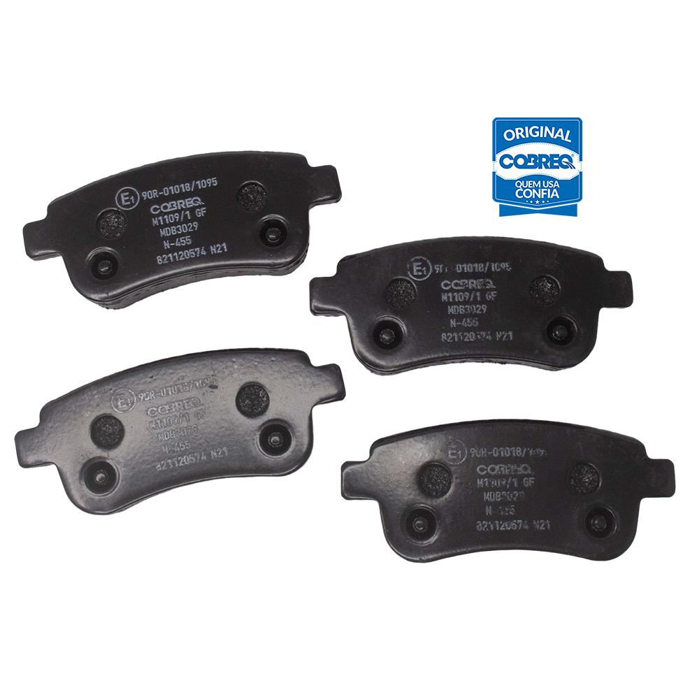 Pastilha de Freio Traseira para Renault Fluence - Cobreq - N-455