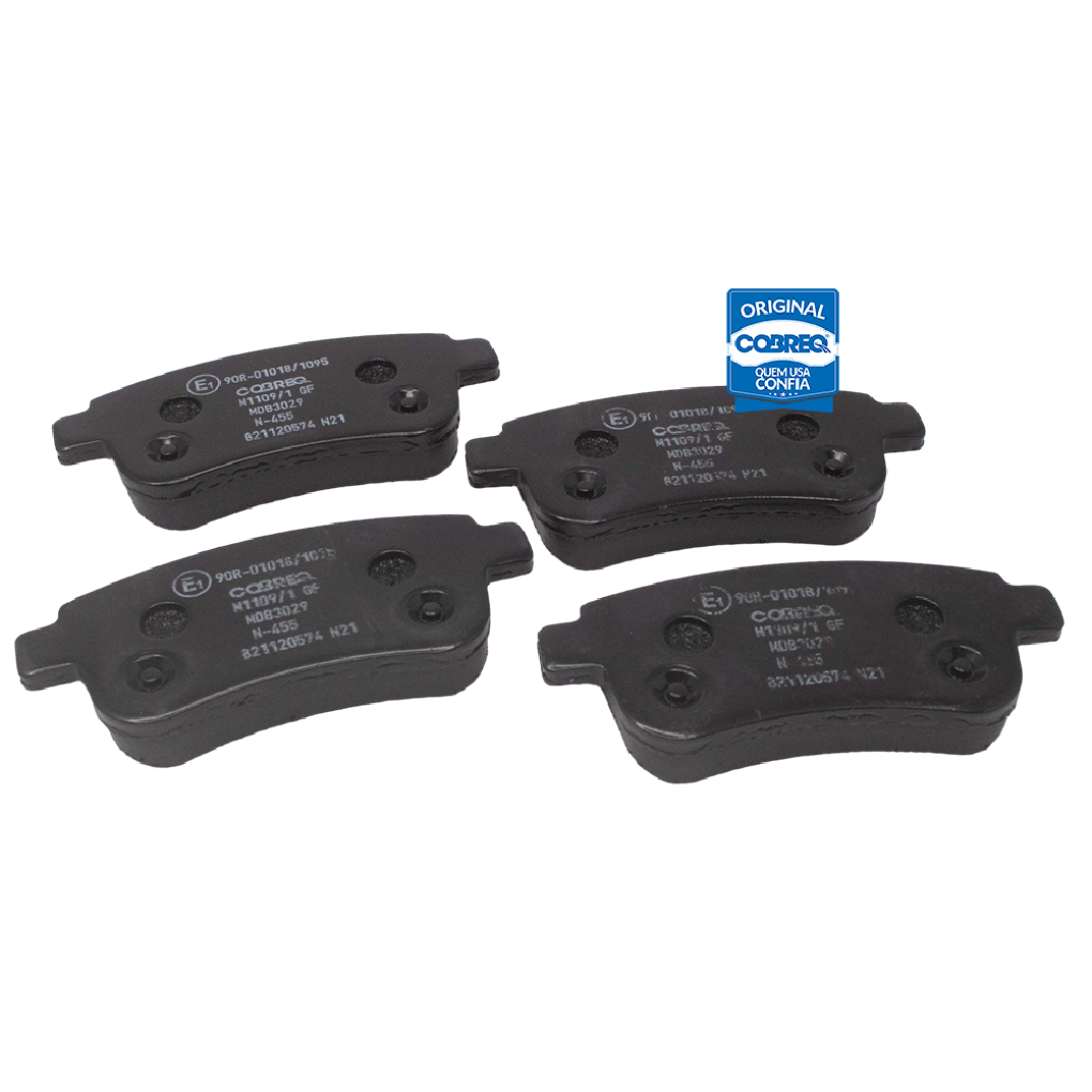 Pastilha de Freio Traseira para Renault Fluence - Cobreq - N-455