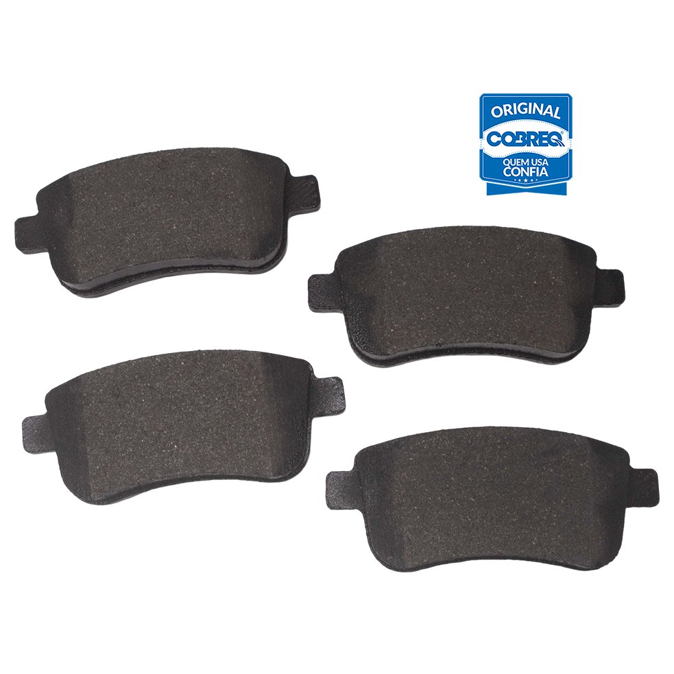 Pastilha de Freio Traseira para Renault Fluence - Cobreq - N-455