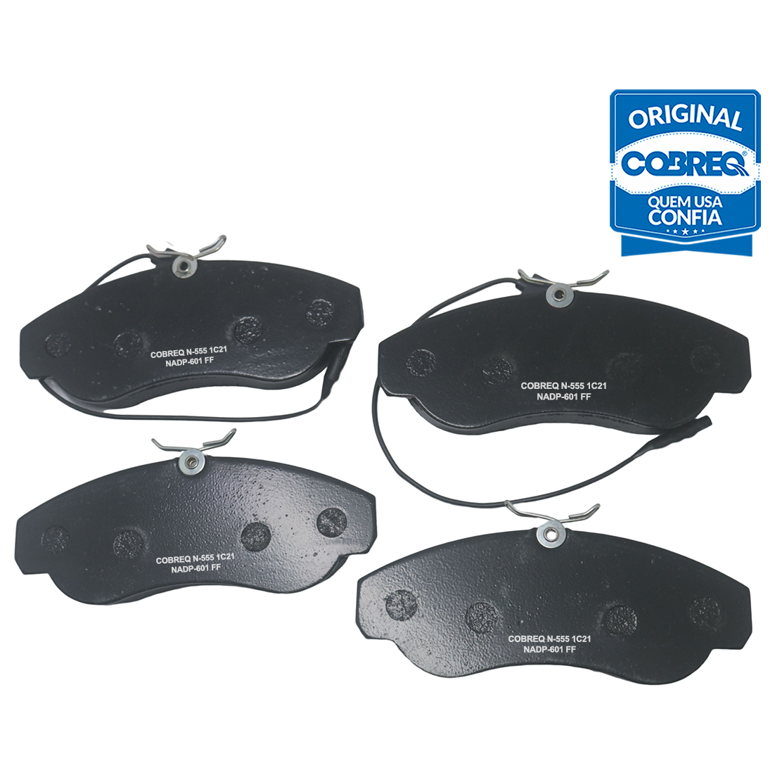 Pastilha de Freio Dianteira para Citroen Jumper e Fiat Ducato - Cobreq - N-555