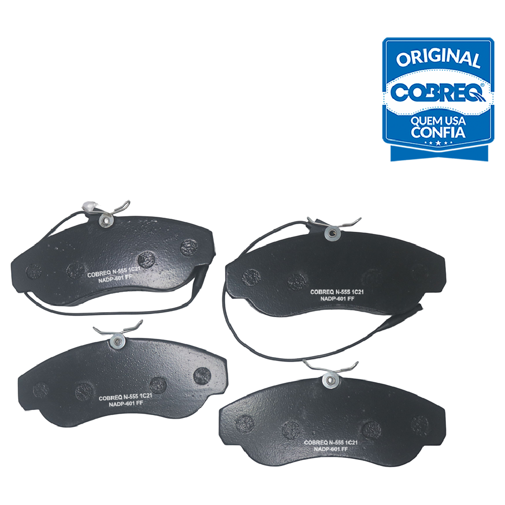 Pastilha de Freio Dianteira para Citroen Jumper e Fiat Ducato - Cobreq - N-555