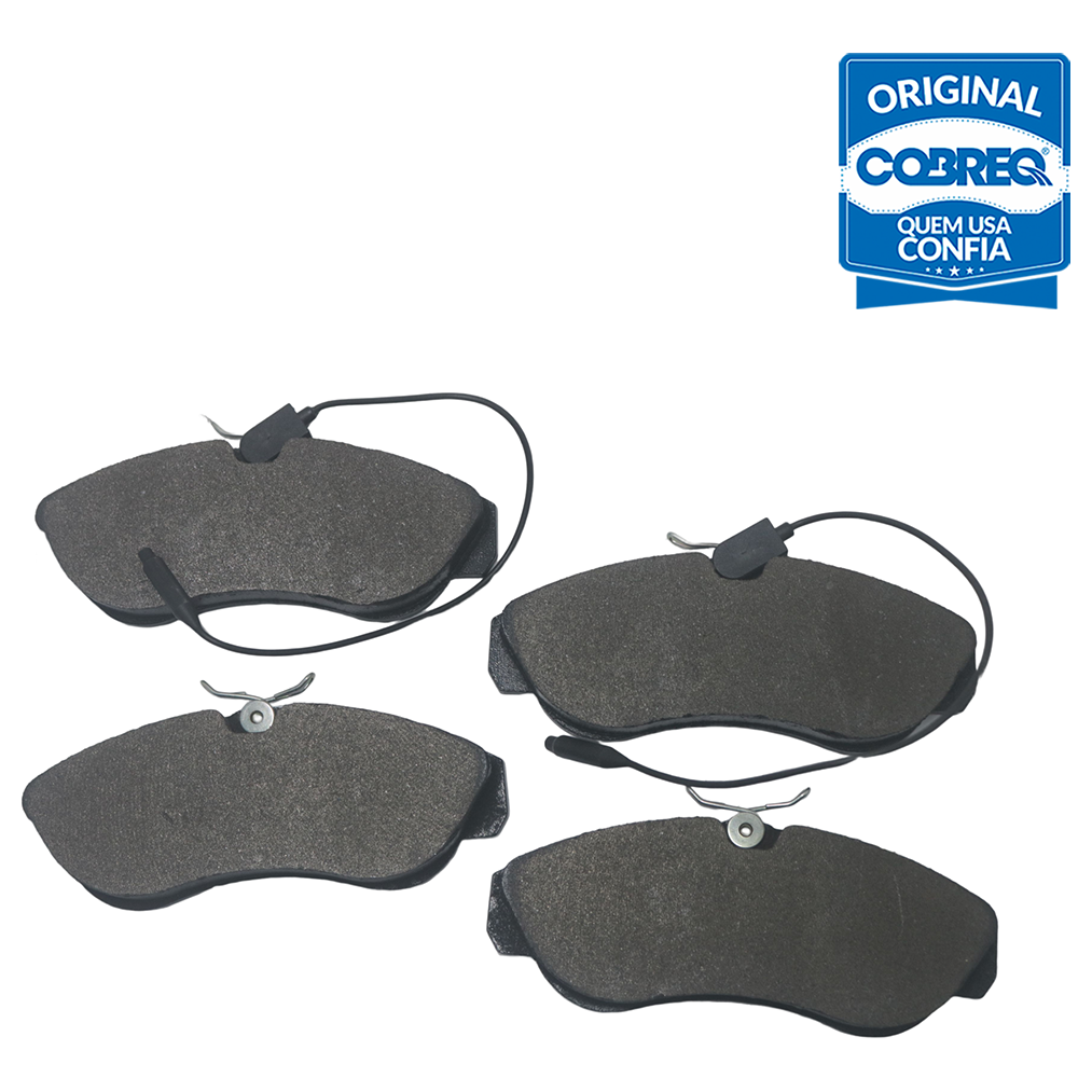 Pastilha de Freio Dianteira para Citroen Jumper e Fiat Ducato - Cobreq - N-555