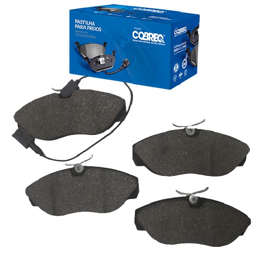 Pastilha de Freio Dianteira para Fiat Ducato e Peugeot Boxer - Cobreq - N-565