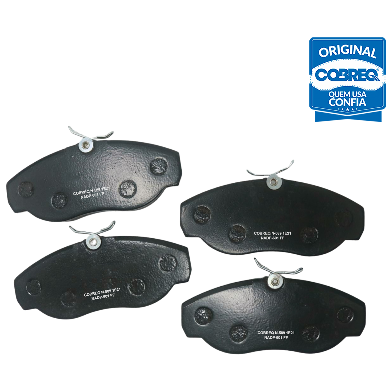 Pastilha de Freio Dianteira para Citroen Jumper e Fiat Ducato - Cobreq - N-589