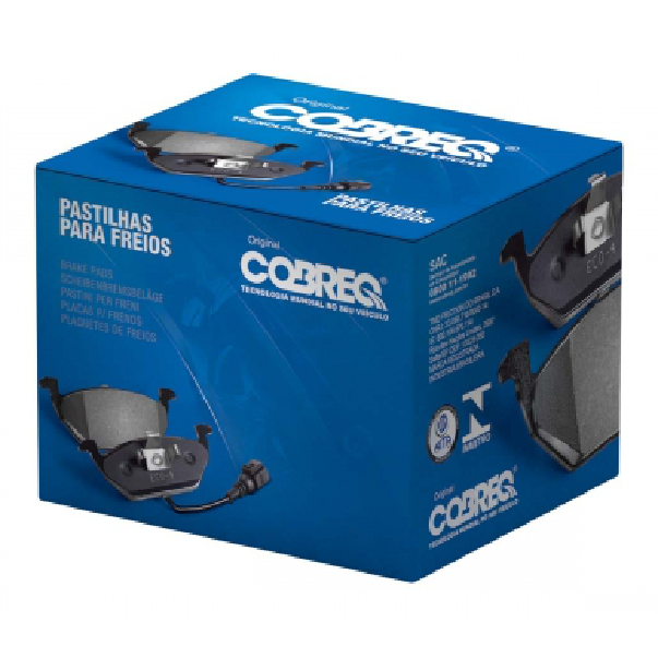 Pastilha de Freio Dianteira para Mercedes-Benz A 160 e A 190 - Cobreq - N-700