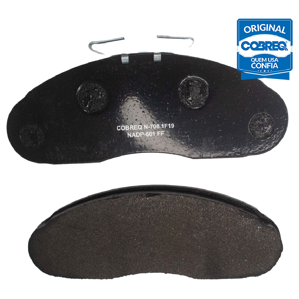 Pastilha de Freio Dianteira para Mercedes-Benz MB 180 - Cobreq - N-708