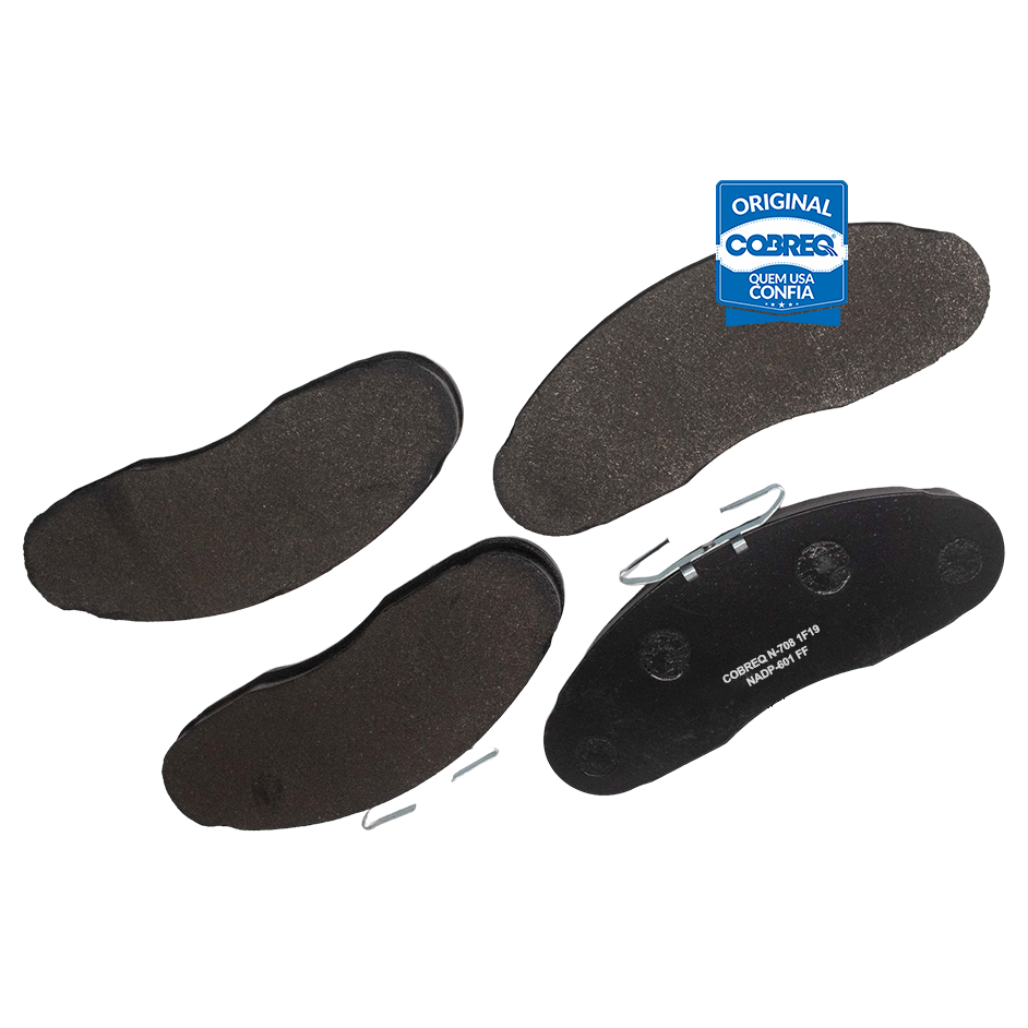 Pastilha de Freio Dianteira para Mercedes-Benz MB 180 - Cobreq - N-708