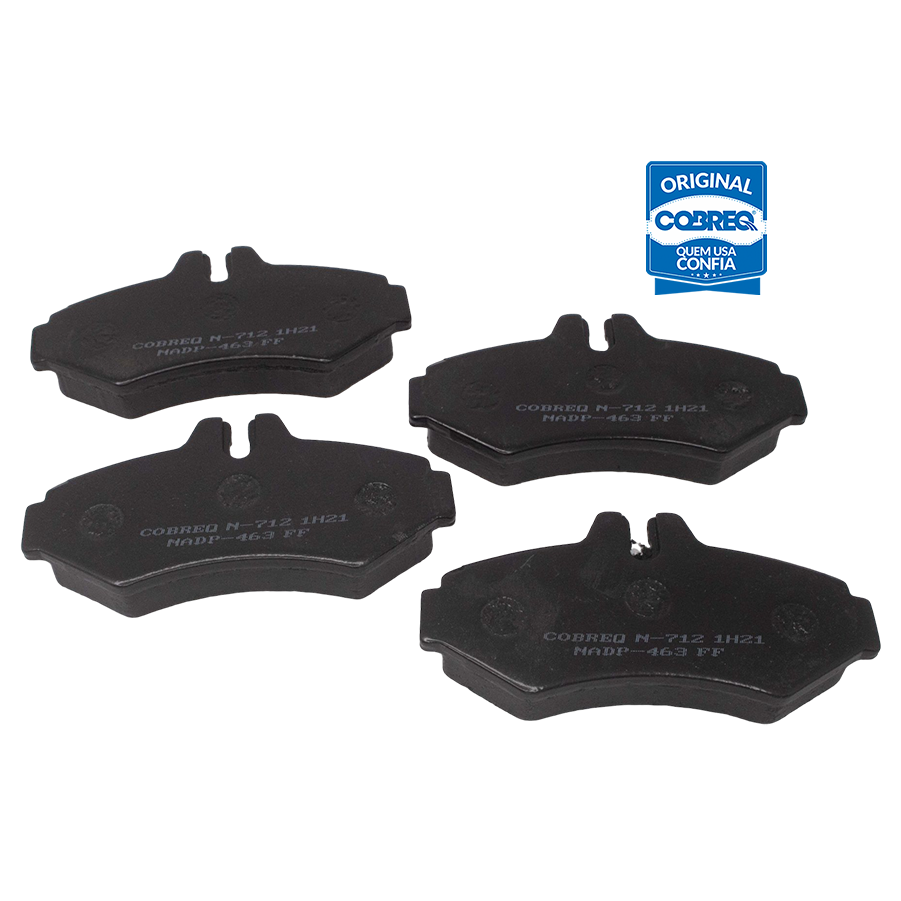 Pastilha de Freio Traseira para Mercedes-Benz Sprinter 310 e Sprinter 312 - Cobreq - N-712