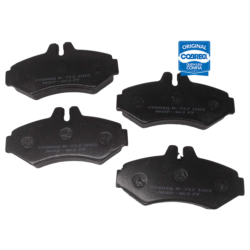 Pastilha de Freio Traseira para Mercedes-Benz Sprinter 310 e Sprinter 312 - Cobreq - N-712