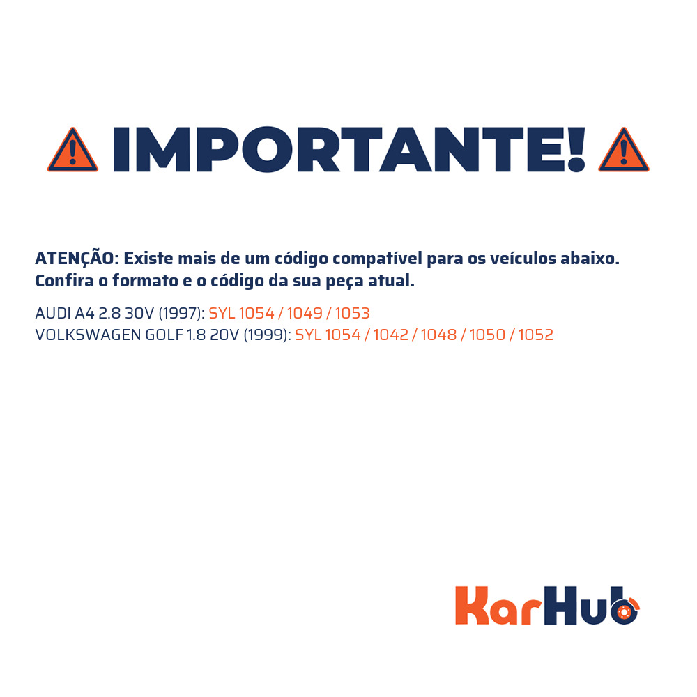 Jogo de Pastilhas de Freio Dianteira para Audi A4 e Volkswagen Golf - Syl - 1054