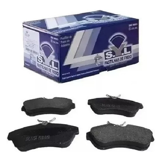 Jogo de Pastilhas de Freio Dianteira para Citroen C3 - Syl - 1154
