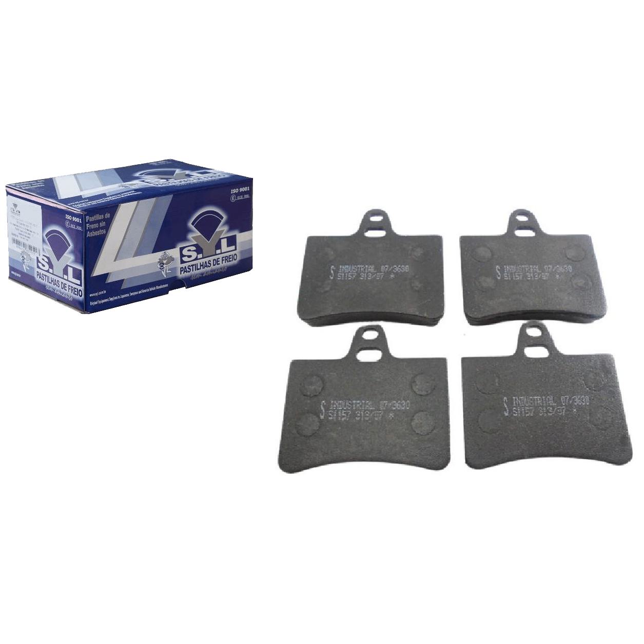 Jogo de Pastilhas de Freio Traseira para Citroen C5 e C5 Break - Syl - 1157