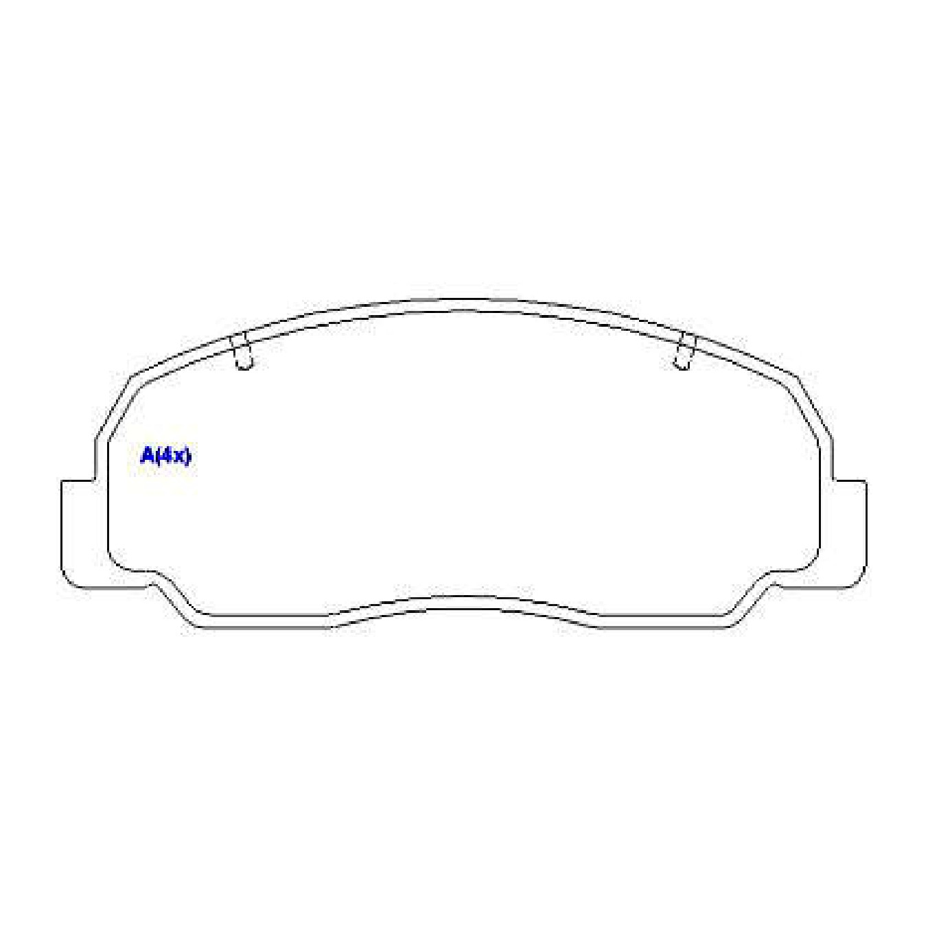 Jogo de Pastilhas de Freio Dianteira para Daihatsu Feroza - Syl - 1173