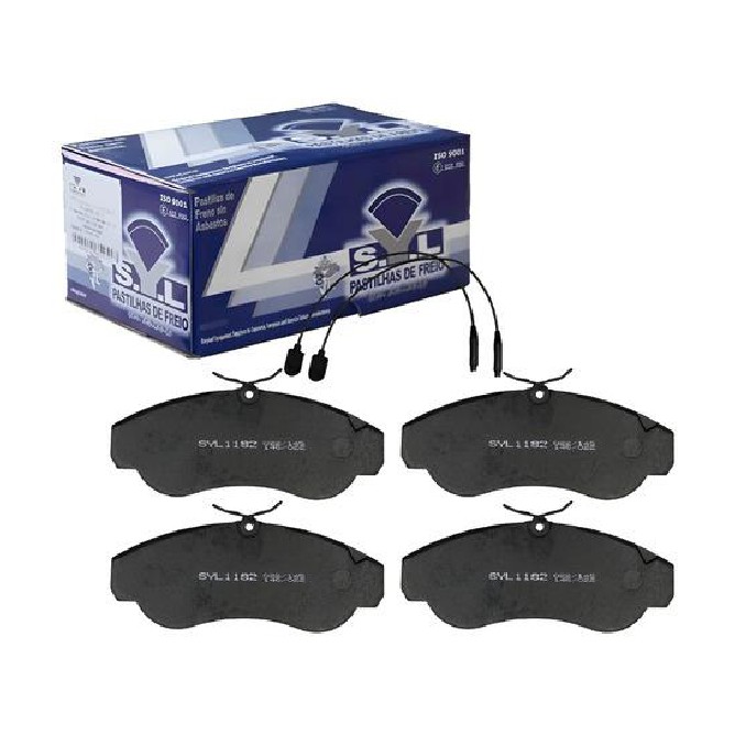 Jogo de Pastilhas de Freio Dianteira para Citroen Jumper e Fiat Ducato - Syl - 1182