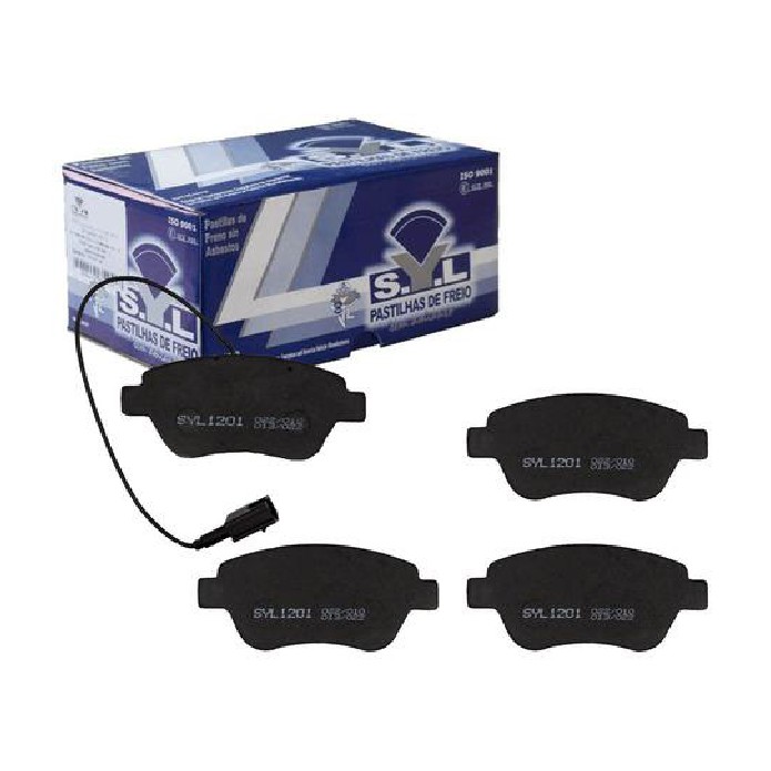 Jogo de Pastilhas de Freio Dianteira para Fiat 500 e Stilo - Syl - 1201