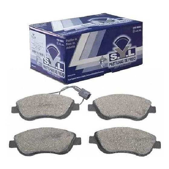 Jogo de Pastilhas de Freio Dianteira para Fiat Bravo e Stilo - Syl - 1206