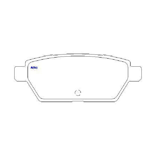 Jogo de Pastilhas de Freio Traseira para Ford Fusion - Syl - 1213